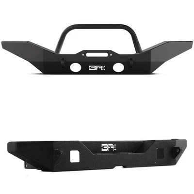Body Armor 4x4 Front/Rear Bumpers w/Tube Bar Fits 2007-2018 Jeep Wrangler JK Foto 1 de 4