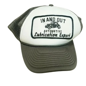 In And Out Automotive Lubrication Expert Trucker Hat Snapback Cap - Picture 1 of 9