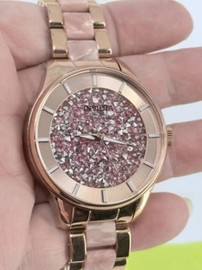 INVICTA Women's Angel Lady 40mm Stainless Steel Watch Quartz Rose Gold/Pink - Picture 1 of 8