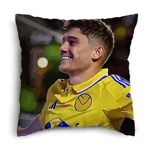 Leeds - Lee Buccilli - Dan James Away - Cushion - 3 Sizes Available - Picture 1 of 6