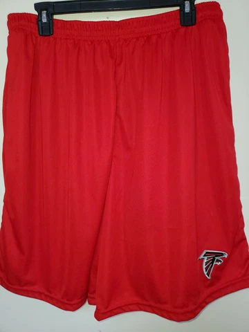 0724 Mens NFL ATLANTA FALCONS Polyester Jersey SHORTS Embroidered RED New Cover
