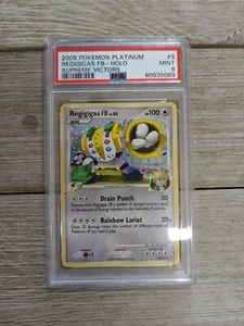 PSA 9 Graded 2009 Pokemon Platinum Regigigas FB - Holo Supreme Victors #9 - Picture 1 of 2