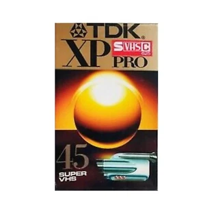 TDK EC-45XPPEH SUPER VHS C Camcorder Tape GENUINE SEALED NEW - Picture 1 of 1
