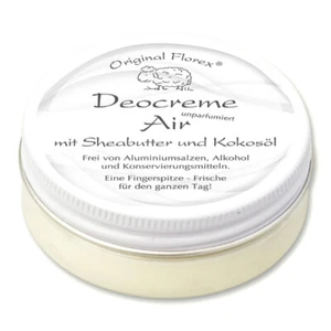Florex Deocreme - Air unparfumiert- mit mit Sheabutter, Kokosöl, Kakaobutter, Ma - Bild 1 von 3