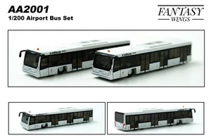 Set autobus aeroportuali scala normale 1:200 set di 2 ali fantasy AA2001 (E) - Foto 1 di 9
