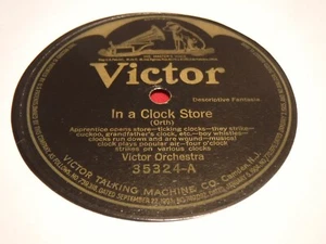 Victor Orch 78 RPM Victor 35324 Clock Store Hunt In The Black Forest 12" 1913 - Imagen 1 de 5