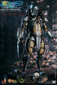 Perfect Hot Toys 1/6 Mms221 Alien Vs. Predator: Celtic Predator Auf Lager Neu - Bild 1 von 9