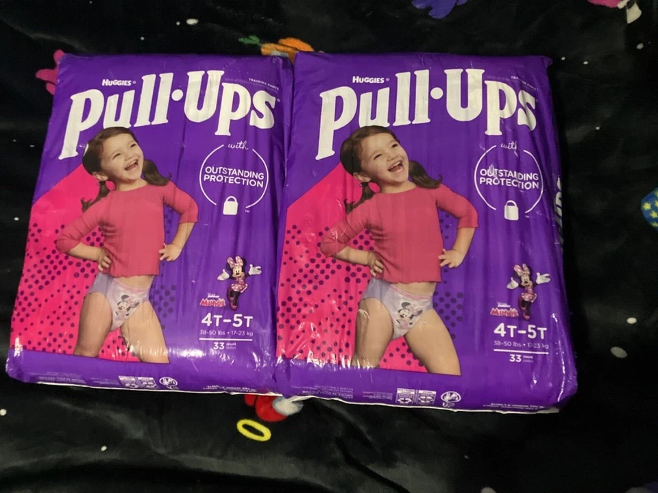 Huggies pull ups 4t-5t design feminino Minnie Mouse contagem 33  - Imagem 1 de 4