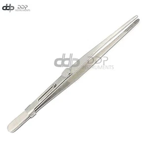 New GEM & DIAMOND STONE TWEEZERS LOCKING JEWELRY TWEEZER SLIDE LOCK FINE TIP - Picture 1 of 3