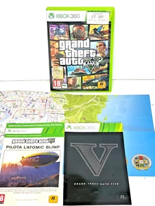 Gta 5 Grand theft auto v xbox 360 ita completo di manuale e mappa - Foto 1 di 3