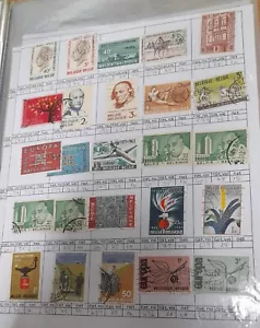 Belgium stamps 1930 - 1998 Several 100's Mainly used on page in book - Picture 1 of 22