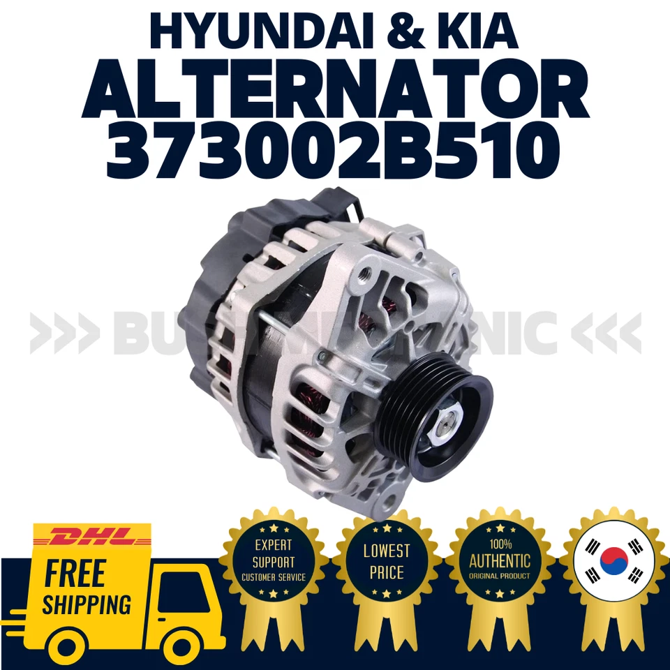 GENUINE OEM Hyundai Kia Alternator Generator 373002B510 Accent Veloster 15-17 - Imagem 1 de 1