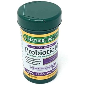 Nature's Bounty Ultra Strength Probiotic 10, Support for Digestive, Immune and - Picture 1 of 5