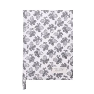 Krasilnikoff: Geschirrtuch "Allover Cones" 50 x70 cm Tea Towel, Weiß/Grau Zapfen - Bild 1 von 1
