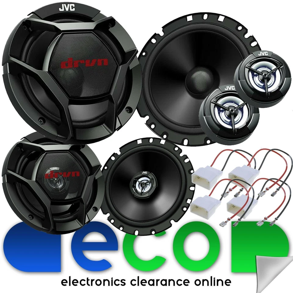 JVC Ford Focus MK3 RS ST 1320 Watts 5 Door Front & Rear Door Car Speaker Upgrade Kit