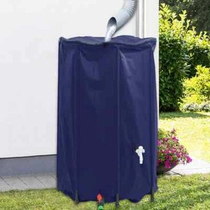 Wassertank mit Wasserhahn Regenwassertank Regentonne Faltbar 500L PVC vidaXL - Bild 1 von 11