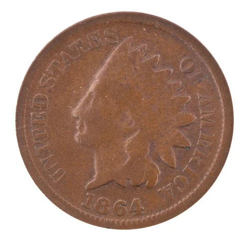 ERROR 1864 Indian Head ANACS Good 4 Bronze No L Rotated Dies Certified 1c Cover