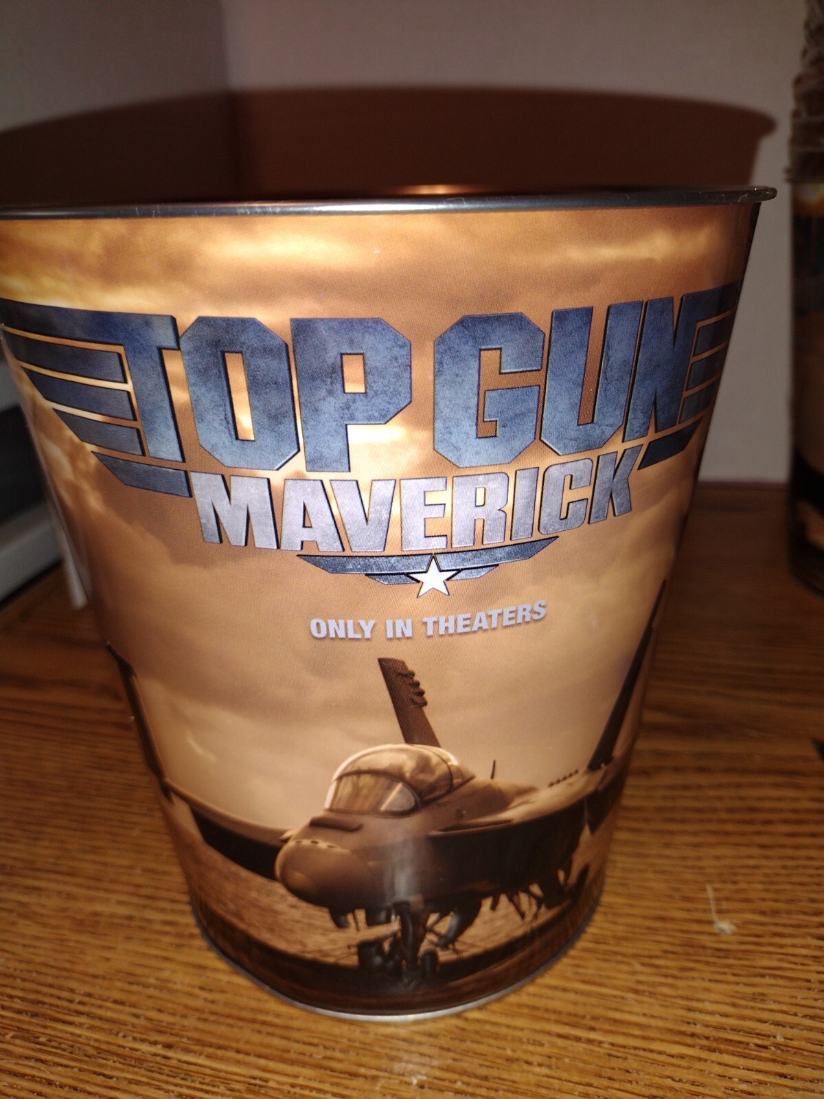 Top Gun Maverick Star Movie Tin Popcorn for theater 2022 Thailand eBay