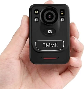 OMMC K3 1440P HD Portable Body Camera with with Audio Recording 128G Memory - Picture 1 of 3