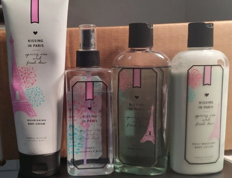 维多利亚的秘密 * 秘密时刻 * 巴黎接吻套装 *EUC* — 第 1/4 张图片