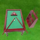 Dollhouse 1:12 Pool Table Set Model Room Furniture Supplies Decoration