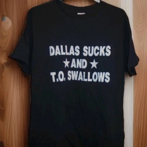 ANTI DALLAS COWBOYS TERRELL OWENS MENS FUNNY TSHIRT SIZE LARGE - Picture 1 of 3
