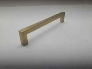 Paquete de 30 manijas de gabinete Ravinte sólidas delgadas champán bronce 5 pulgadas agujero centro - Imagen 1 de 8