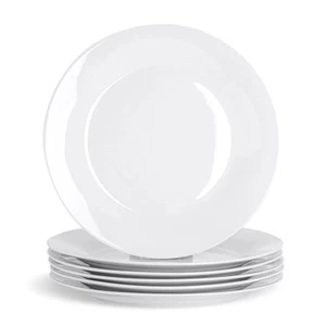 Argon Tableware 27cm Porcelain Dinner Plates - White, Pack of 12 - Picture 1 of 7