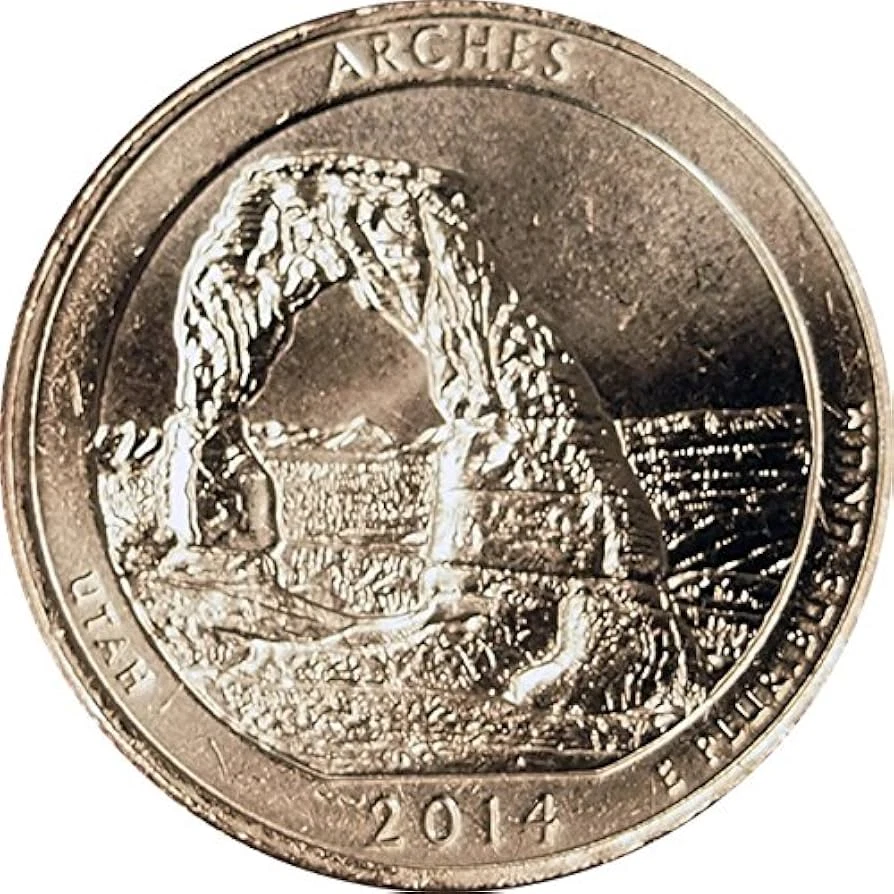USA - 2014P - Washington ¼ $ - Arches - Low Mintage - Image 1 of 1