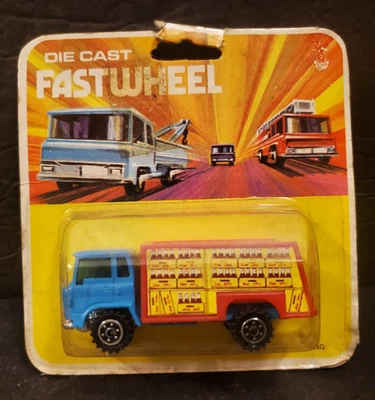 Vintage NIP Fast Wheel Coke Coca Cola delivery truck  Die Cast Hong Kong HTF New - Image 1 of 4
