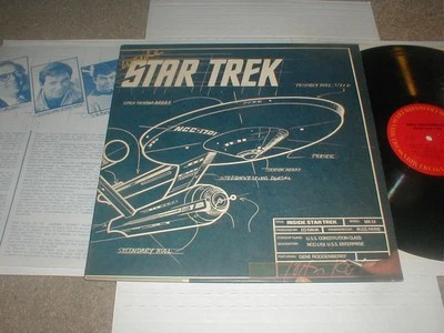 Star Trek INSIDE Columbia LP 1976 Sci-Fi Sound Effects Dialogue Pop Roddenberry - Image 1 of 4