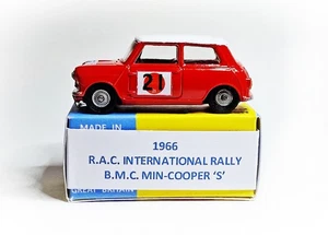 Corgi Toys Nr. 333 BMC Mini Cooper - RAC/Sun Rally - inklusive Repro Box - Bild 1 von 11