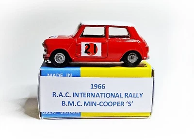 Corgi Toys Nr. 333 BMC Mini Cooper - RAC/Sun Rally - inklusive Repro Box - Bild 1 von 4