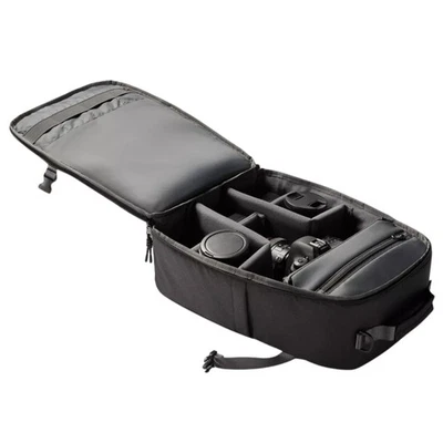 Heyday 16.25" Camera Backpack Black Heather Waterproof Travel Bag - New - Image 1 of 4