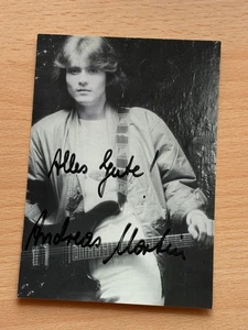 Andreas Martin - Biglietto autografo originale firmato - #51083 - Foto 1 di 1
