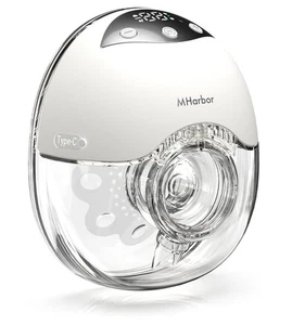 Double Electric Breast Pump with LED Screen Hands-Free, Quiet, Anti-Backflow - Picture 1 of 5