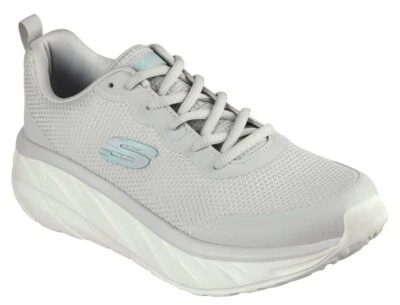 斯凯奇女式 D'Lux Ultra 运动鞋,轻便舒适鞋 6.5-10 灰色 — 第 1/4 张图片