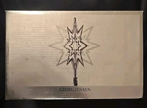 Georg Jensen Top Stern für Weihnachtsbaum Palladium klein - BRANDNEU - Bild 1 von 6
