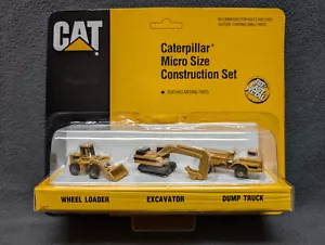 1991 Caterpillar Micro Size Construction Set Wheel Loader/Excavator/Dump Truck - Picture 1 of 11