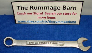 vintage CRAFTSMAN VV COMBINATION WRENCH --- 5/8" --- MADE IN USA --- 44697 - Bild 1 von 2