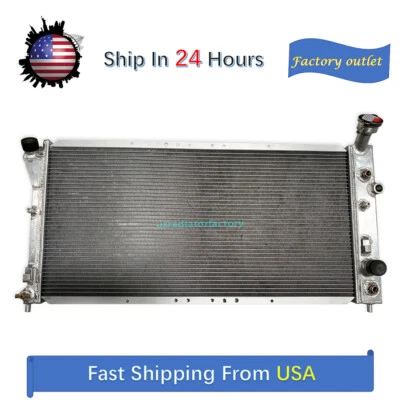 3Rows All Aluminum radiator For Chevrolet 2000-2003 Monte carlo 3.4L 3.8L AT - Imagem 1 de 4