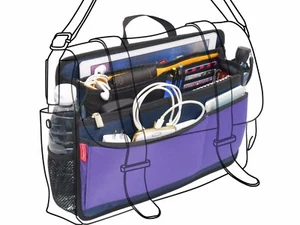 Maletín Inserto Organizador Oficina Archivos Documentos Bolsa de Almacenamiento en Bolsa Refuerzo Talla L - Imagen 1 de 27