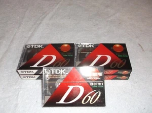 TDK D-60 Cassette Tape - 6 pk High Output - Picture 1 of 1