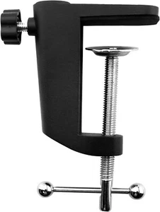 Schwarz Klemme Kragarm Halterung Klemmhalter Schreibtischlampe Clip Armaturen Sockel Schlauch D - Bild 1 von 3