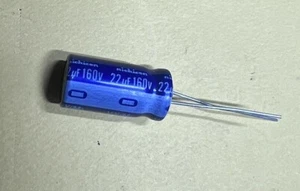 NEW Nichicon 160V 22uf  Capacitor  Qt.10 - Picture 1 of 5