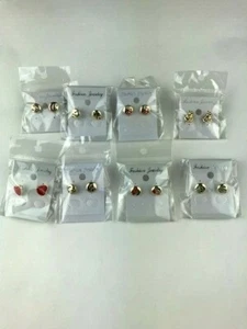 Lots 8 pair Fashion Jewelry Charm Emoji earrings - Picture 1 of 9