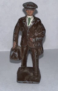 Vintage Lincoln Logs Lead Figure, LL38 Traveling Man No. 292 Original Paint - Picture 1 of 3