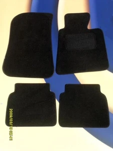 Alfombrillas coche bmw serie 1 e87+m sport 2004-2011 alfombra negra con 2 almohadillas - Imagen 1 de 6