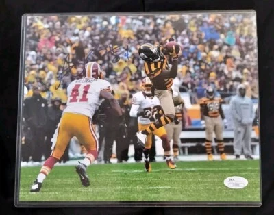 Antonio Brown 8x10 Autographed Photo W/ JSA Certificate Of Authenticity Card - Image 1 of 3