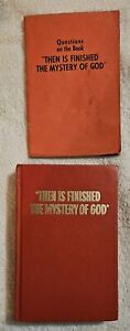 Then is Finished the Mystery of God (1969) Watch Tower Bible Society Book 1st Ed